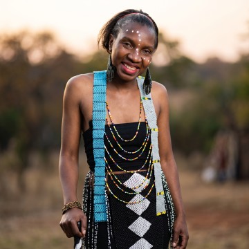 Irene Mugwagwa in one of her outfit