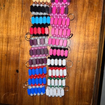Beaded keychains