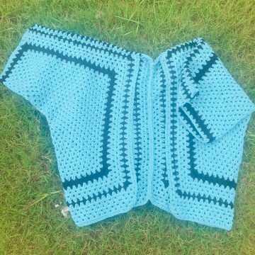 Throw over cardigan