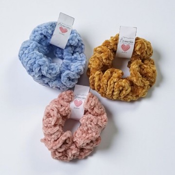 Velvet scrunchies