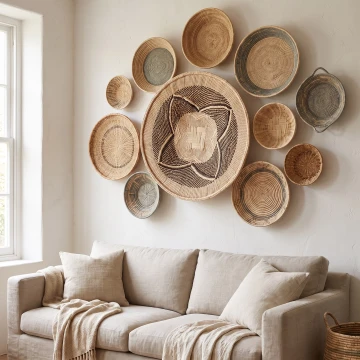 Nambiya 12" (30cm) Wall deco baskets
