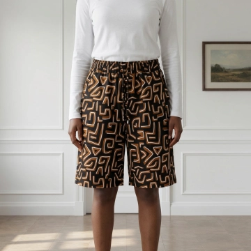 Spolilo Print Ankara Shorts