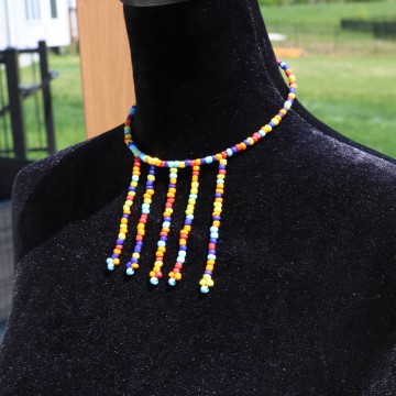Colorful Traditional Zulu Necklaces- 5 Strings